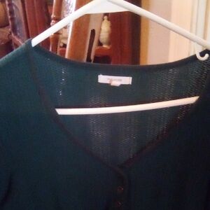 Maurices Teal Button-Up Blouse